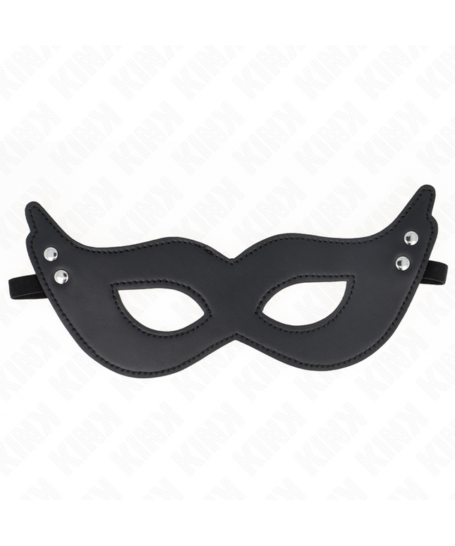 KINK - MASCHERA IN SIMILPELLE CON RIVETTI MODELLO 1 26 x 8 CM