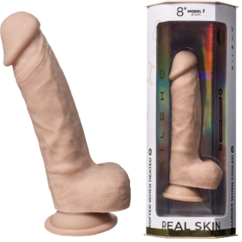 SILEXD - MODELLO 1 PENE REALISTICO PREMIUM SILEXPAN SILICONE 21.5 CM