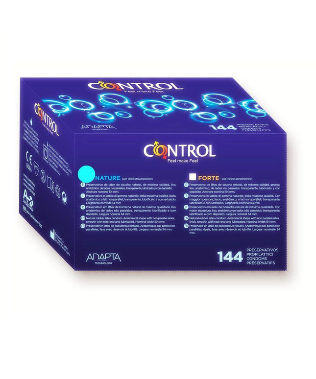 CONTROL - PRESERVATIVI ADAPTA NATURE 144 UNITÀ - Only Vibes
