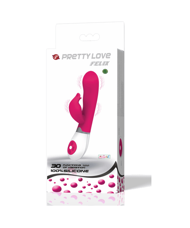 PRETTY LOVE - FLIRTATION VIBRATORE CON STIMOLATORE FELIX - Only Vibes