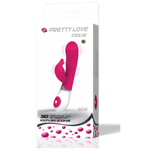 PRETTY LOVE - FLIRTATION VIBRATORE CON STIMOLATORE FELIX - Only Vibes