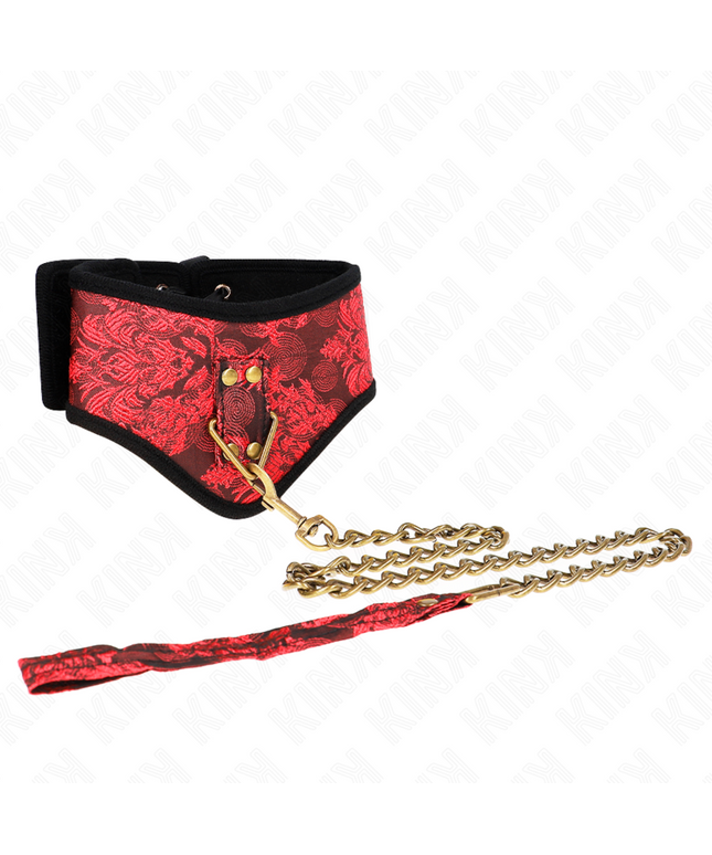 KINK - COLLANA MODELLO SCANDALO CON CINTURINO IN PIZZO 75 CM 44 X 10 CM