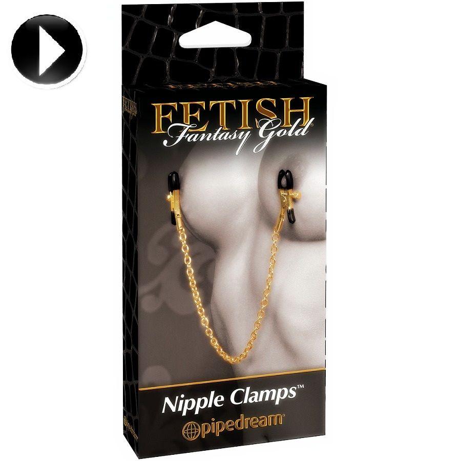 FETISH FANTASY GOLD - PINZE PER CAPEZZOLI - Only Vibes