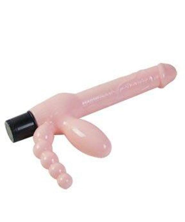 BAILE - IMBRAGATURA SENZA CORDA TPR CON VIBRAZIONE E STIMOLAZIONE ANALE 25.4 CM - Only Vibes
