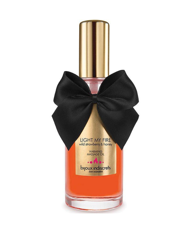 BIJOUX - OLIO DA MASSAGGIO EFFETTO CALDO AROMA FRAGOLA - Only Vibes