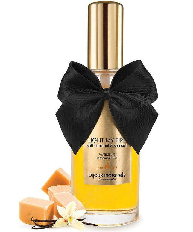 BIJOUX - OLIO DA MASSAGGIO EFFETTO CALDO AROMA CARAMELLO - Only Vibes