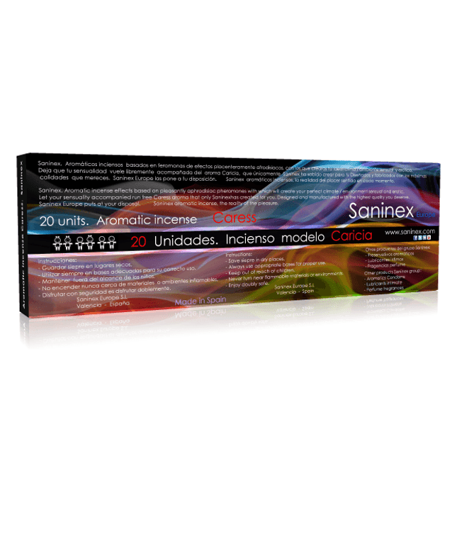 SANINEX FRAGANCE - INCENSO AROMATICO SANINEX CARICIA 20 BASTONI - Only Vibes