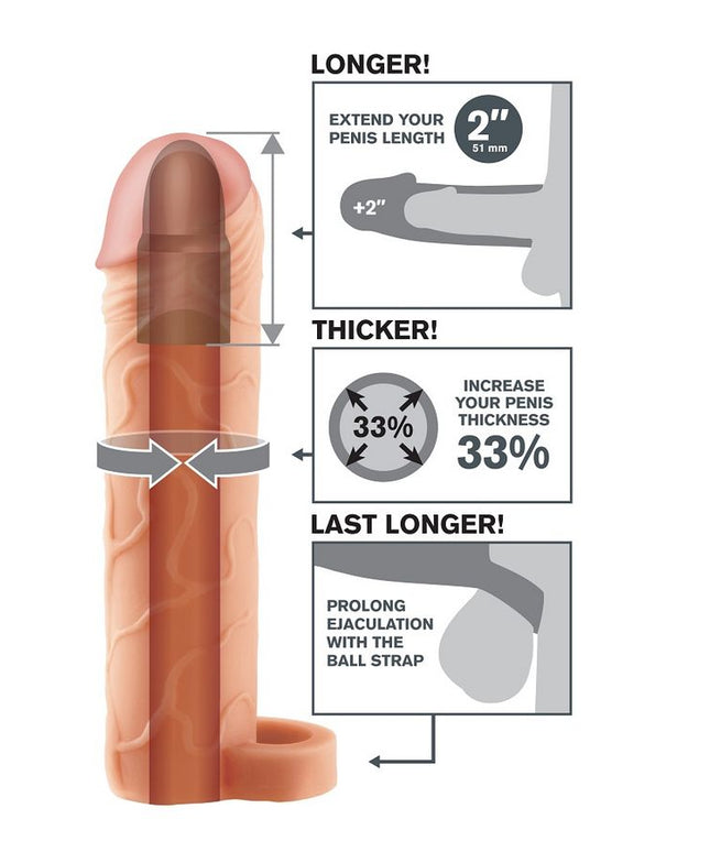 FANTASY X- TENSIONS - PELLE PERFECT 2 EXTENSION BALL STRAP