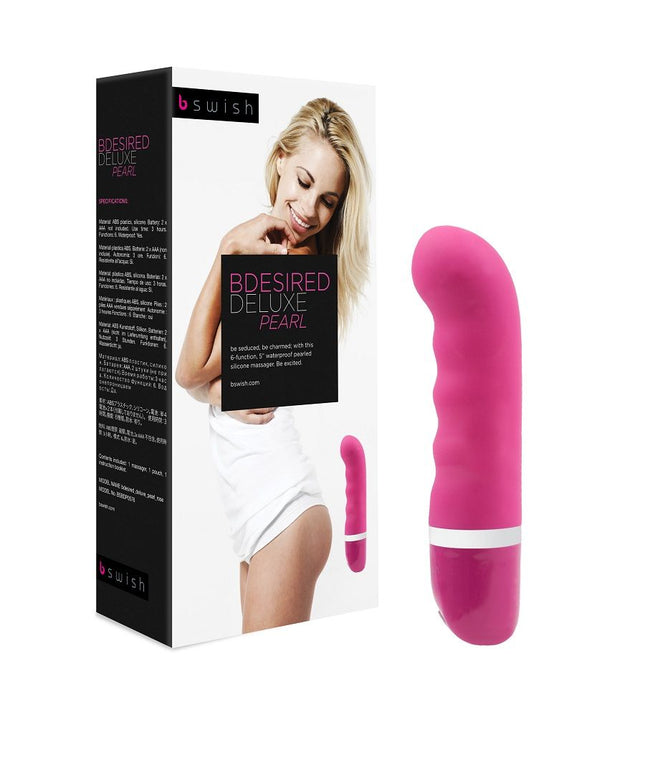 B SWISH - BDESIRED DELUXE PEARL VIBRATORE ROSA