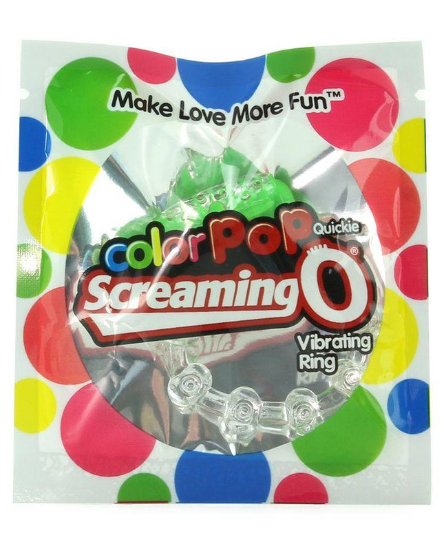 SCREAMING O - ANELLO COLOR POP QUICKIE VERDE - Only Vibes