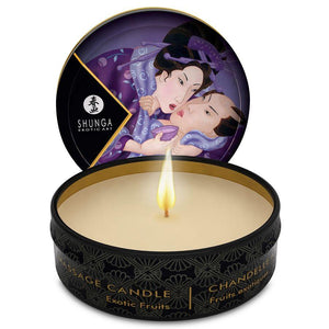 SHUNGA - CANDELA DA MASSAGGIO MINI CARESS BY CANDELIGHT AI FRUTTA ESOTICA 30 ML - Only Vibes