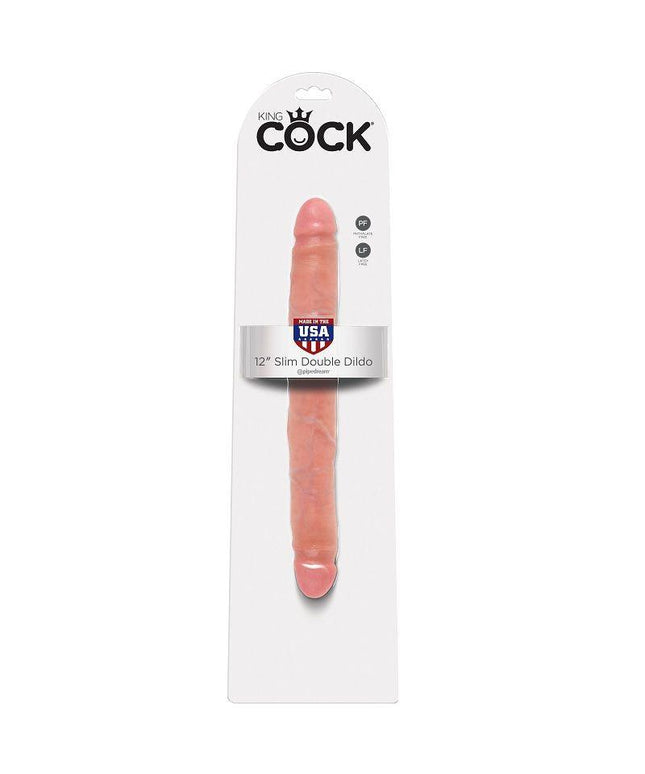 KING COCK - DOPPIO DILDO SOTTILE 30 CM - Only Vibes