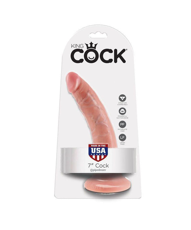 KING COCK - 7 DILDO CARNE 17.8 CM - Only Vibes