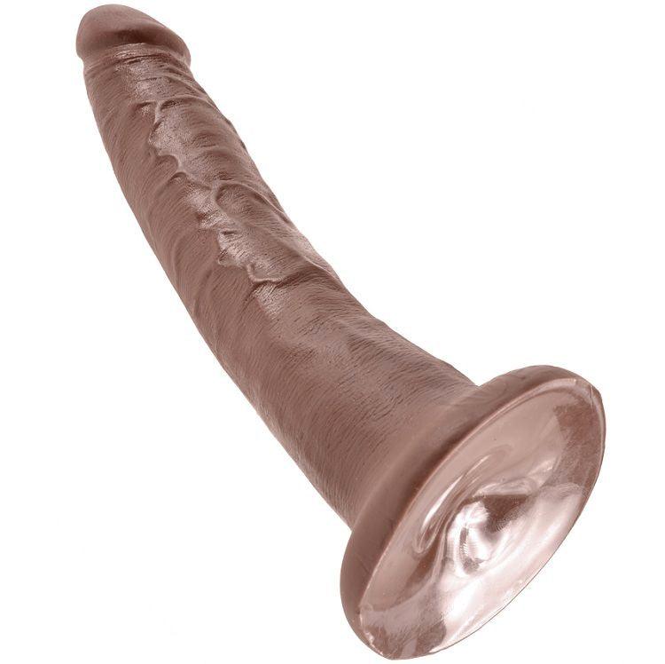 KING COCK - 7 DILDO CIOCCOLATO 17.8 CM - Only Vibes