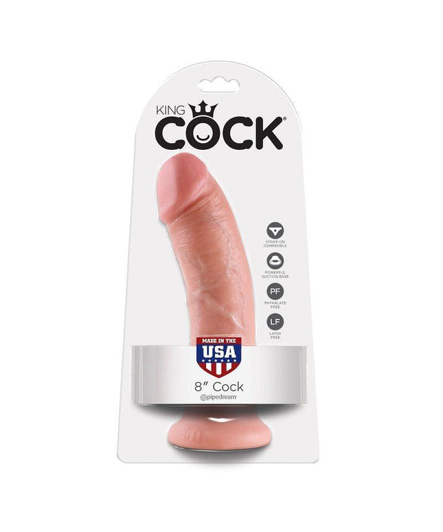 KING COCK - 8 DILDO FLESH 20.3 CM - Only Vibes