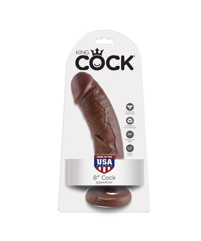KING COCK - 8 DILDO MARRONE 20.3 CM - Only Vibes