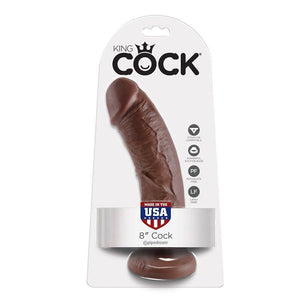 KING COCK - 8 DILDO MARRONE 20.3 CM - Only Vibes