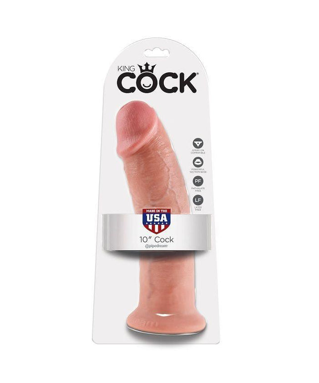 KING COCK - 10 DILDO FLESH 25.4 CM - Only Vibes