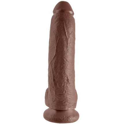 KING COCK - 9 DILDO MARRONE CON SFERE 22.9 CM - Only Vibes