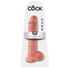 KING COCK - 11 DILDO CARNE CON SFERE 28 CM - Only Vibes