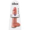 KING COCK - 12 DILDO FLESH CON SFERE 30.48 CM - Only Vibes