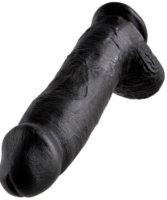 KING COCK - 12 DILDO NERO CON SFERE 30.48 CM - Only Vibes
