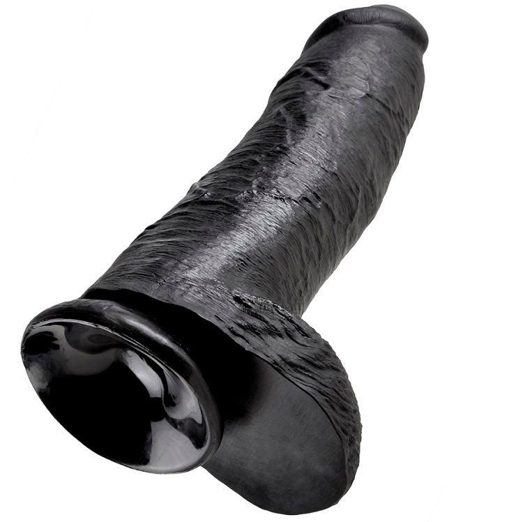 KING COCK - 12 DILDO NERO CON SFERE 30.48 CM - Only Vibes