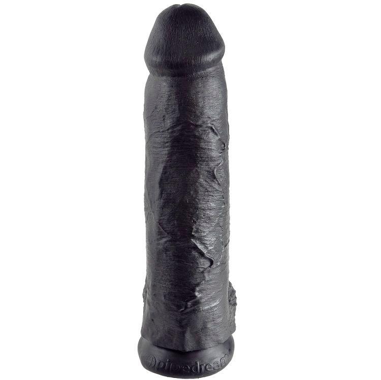 KING COCK - 12 DILDO NERO CON SFERE 30.48 CM - Only Vibes