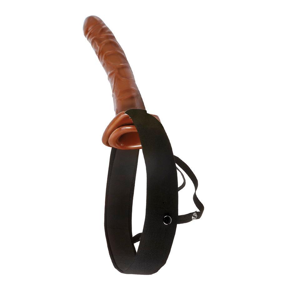 FETISH FANTASY SERIES - CHOCOLATE DREAM HOLLOW STRAP-ON - Only Vibes