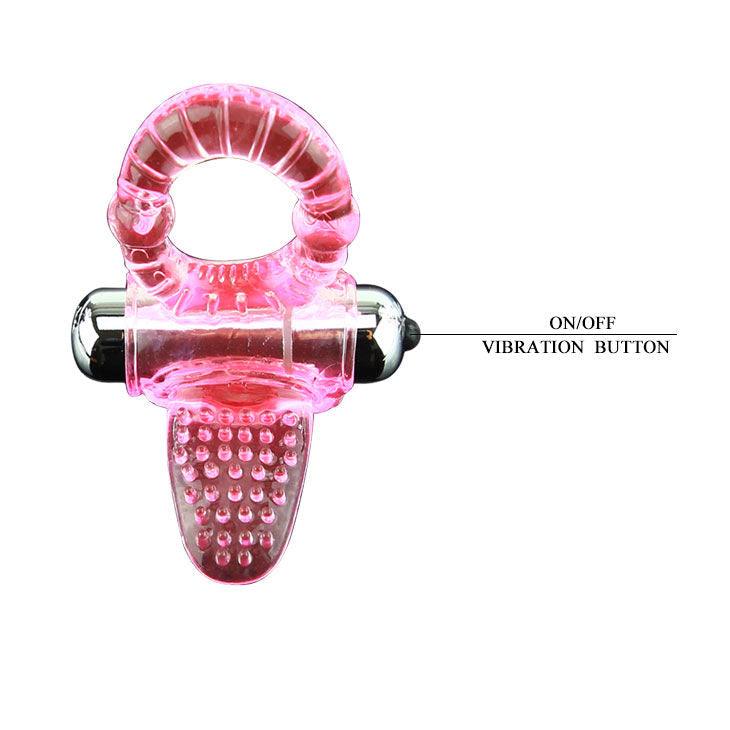 BAILE - ANELLO DOLCE ABS 10 RITMI ANELLO VIBRATORE PENE ROSA - Only Vibes