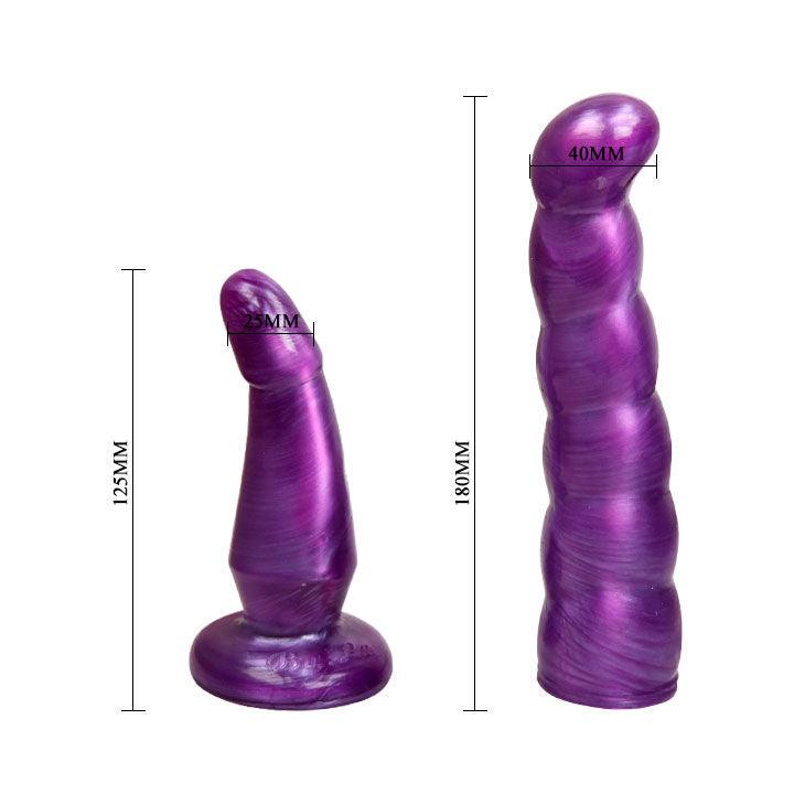 BAILE - PETTORINA ANALE E VAGINALE FEMMINILE LILLA PUNTO G 17 CM - Only Vibes