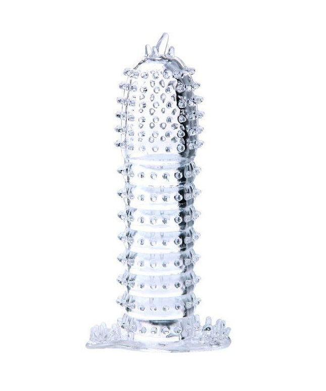 BAILE - GUAINA PER PENE CON PUNTI DI STIMOLAZIONE TRASPARENTI 14 CM - Only Vibes