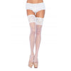 LEG AVENUE - CALZE BIANCHE CON PIZZO AMPIO - Only Vibes