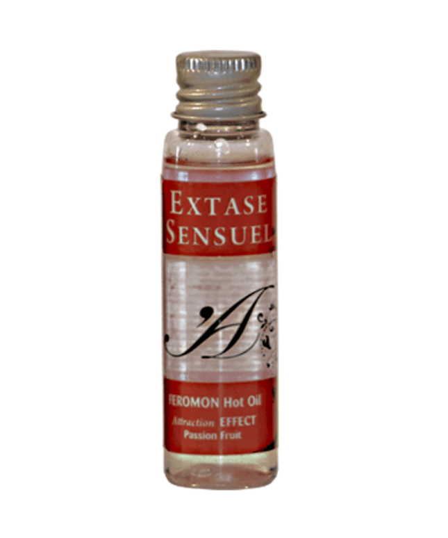 EXTASE SENSUAL - OLIO DA MASSAGGIO EFFETTO CALORE AI FEROMONI DEL FRUTTO DELLA PASSIONE DA VIAGGIO 35 ML - Only Vibes
