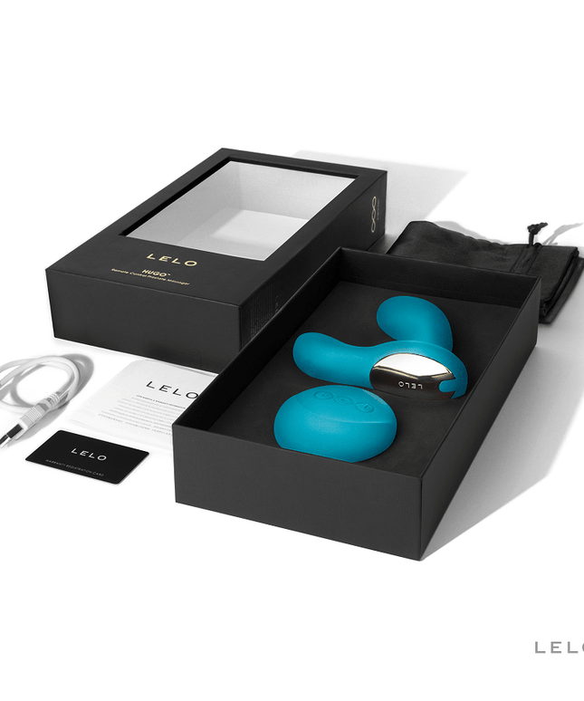 LELO - MASSAGGIATORE PROSTATICO HUGO BLU OCEANO - Only Vibes