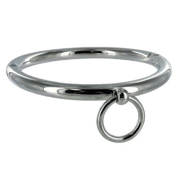 METAL HARD - COLLANA BDSM CON ANELLO 10CM - Only Vibes