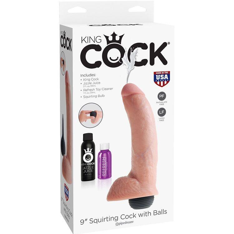 KING COCK - PENE EIACOLATORE NATURALE REALISTICO 22.86 CM - Only Vibes