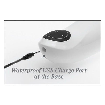 EXTREME TOYZ - PDX MEGA BATOR USB MASTURBATORE MASCHIO VAGINA BIANCO - Only Vibes