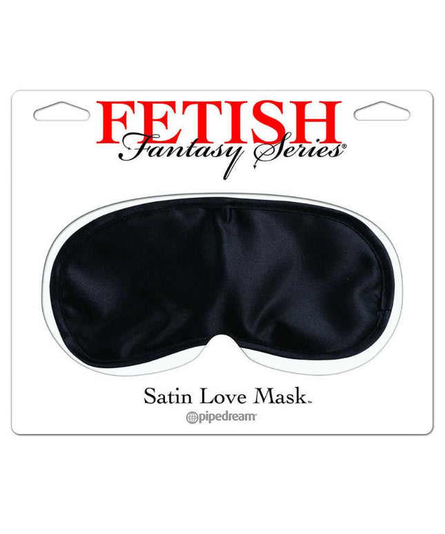 FETISH FANTASY SERIES - MASCHERA DAMORE IN RASO NERA - Only Vibes