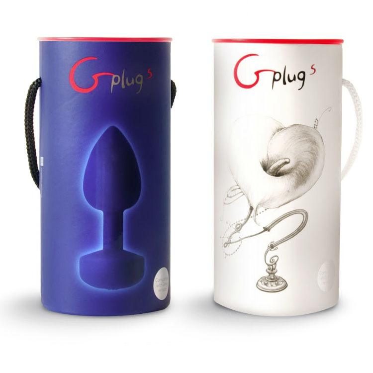 G-VIBE - FUNTOYS GPLUG VIBRATORE ANALE RICARICABILE GRANDE BLU CIELO 3,9 CM - Only Vibes