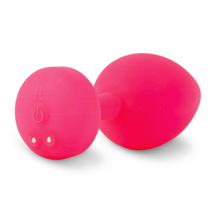 G-VIBE - FUNTOYS GPLUG VIBRATORE ANALE RICARICABILE PICCOLO ROSA NEON 3CM - Only Vibes