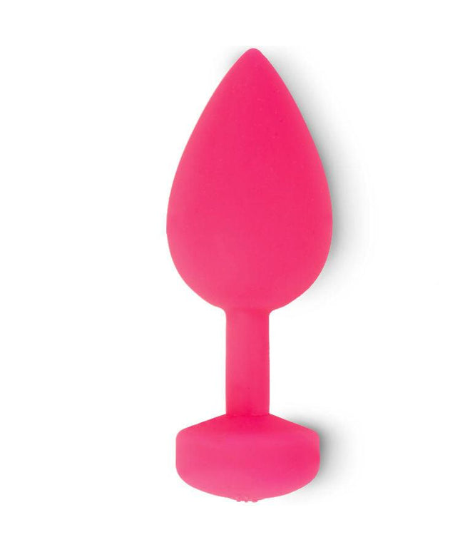 G-VIBE - FUNTOYS GPLUG VIBRATORE ANALE RICARICABILE GRANDE ROSA NEON 3.9CM - Only Vibes