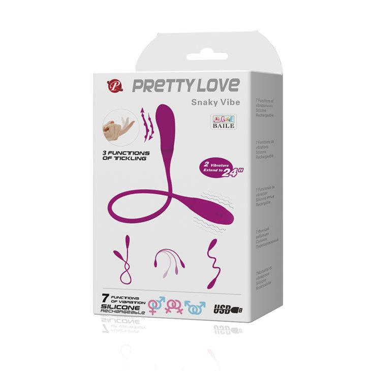 PRETTY LOVE - SMART VIBRATORE SNAKY VIBE 7 V + 3 SOLLETTO - Only Vibes