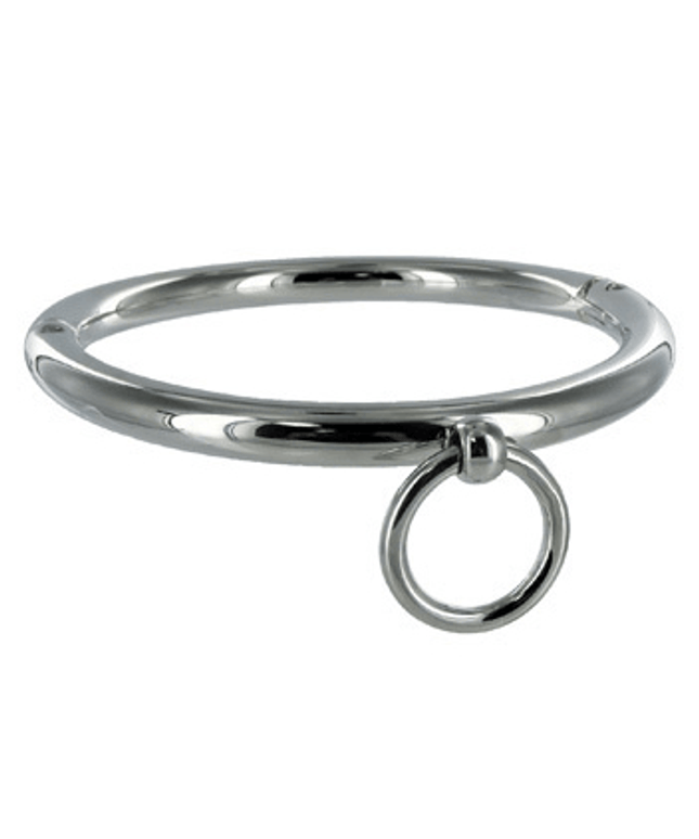 METAL HARD - COLLANA BDSM CON ANELLO 18CM - Only Vibes