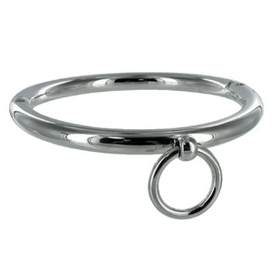 METAL HARD - COLLANA BDSM CON ANELLO 18CM - Only Vibes