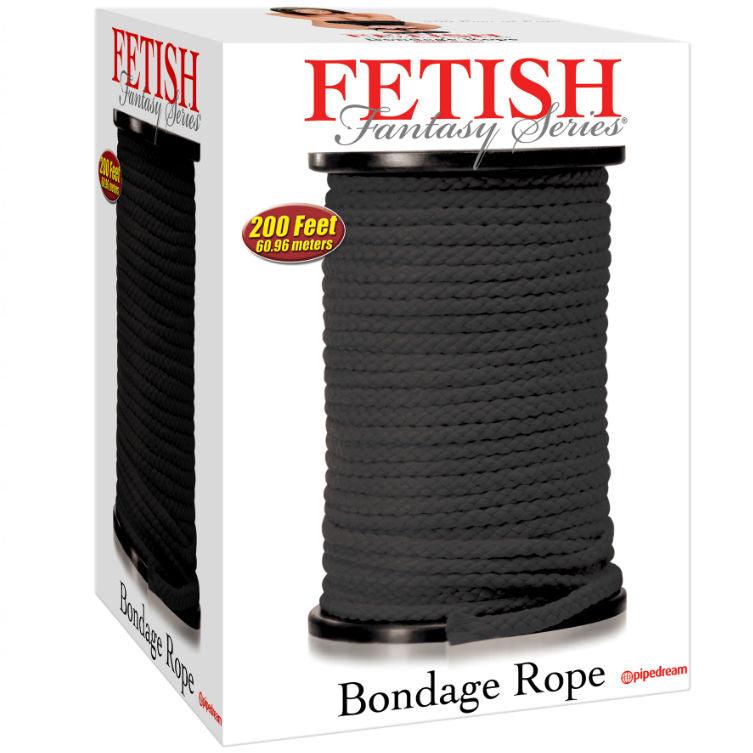 FETISH FANTASY SERIES - CORDA BONDAGE SERIE NERA 60,96 METRI - Only Vibes