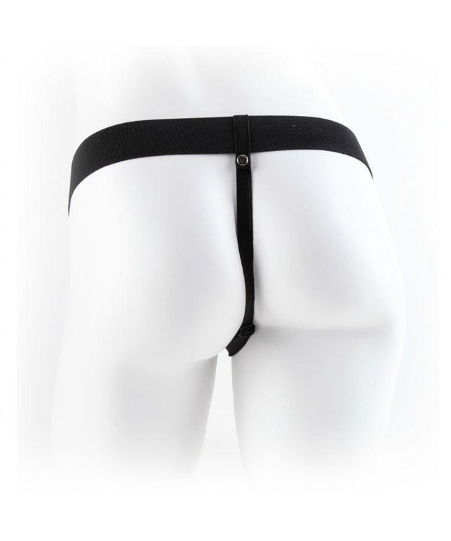 FETISH FANTASY SERIES - SERIES 11 HOLLOW STRAP-ON VIBRANTE CON SFERE 27.9CM CARNE - Only Vibes