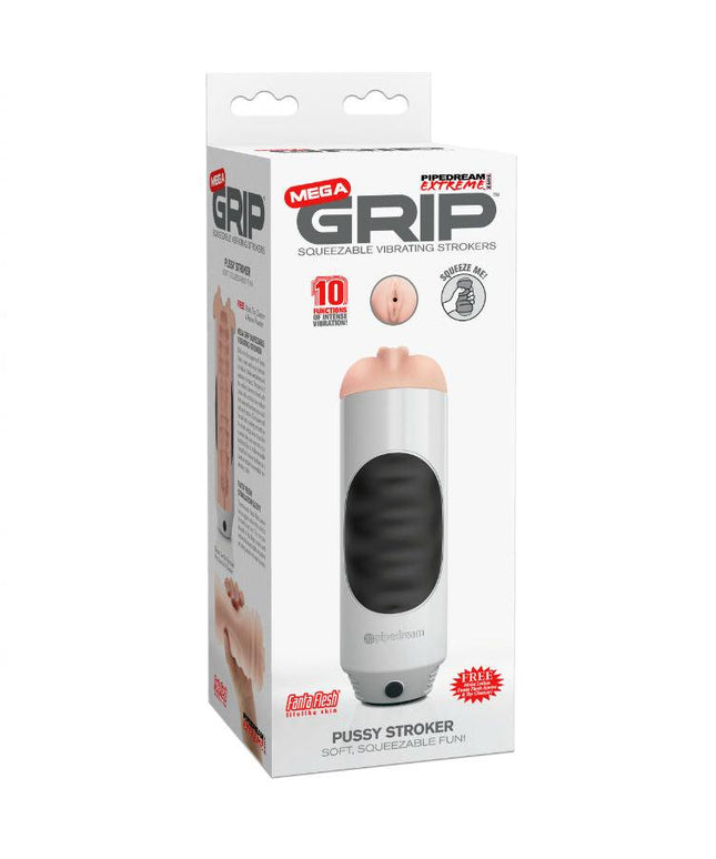 EXTREME TOYZ - VIBRATORE MASTURBATORE VAGINA PIPEDREAM MEGA GRIP - Only Vibes