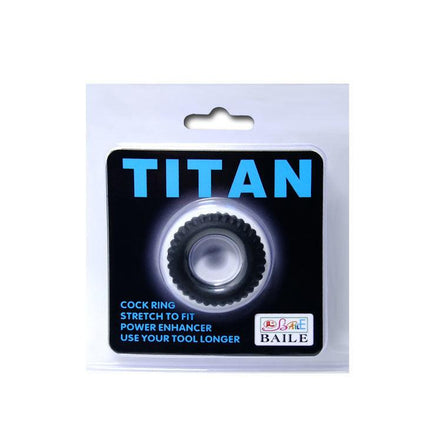 BAILE - COCKRING TITAN NERO 1.9 CM - Only Vibes