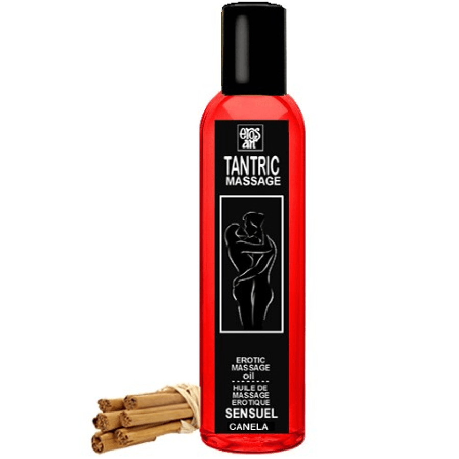 EROS-ART - OLIO DA MASSAGGIO TANTRICO NATURALE E CANNELLA AFRODISIACA 200 ML - Only Vibes